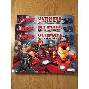 New Bundle Of 3 Boys Avengers Coloring And Activity Book